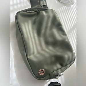 Lululemon Large Everywhere Belt Bag Grey Sage great condition
